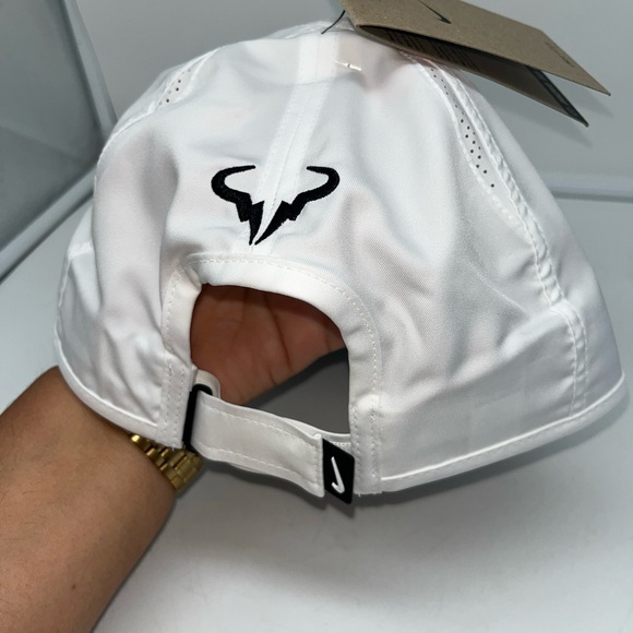 Nike Dri-Fit Club Unstructured Rafa Cap White Unisex L/XL FB5600-100 NWT - Picture 7 of 7